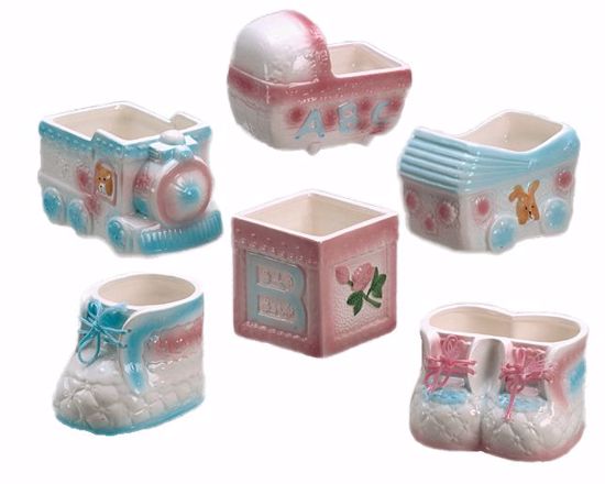 Picture of Pastel Baby Planter Assortment (6 styles) 5"