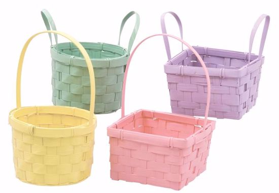 Picture of 5 Inch Pastel Basket-4 Asst. Pastel Colors
