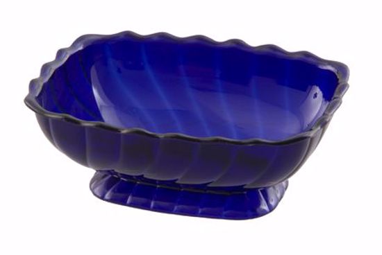 Picture of Diamond Line Swirl Rectangle - Cobalt