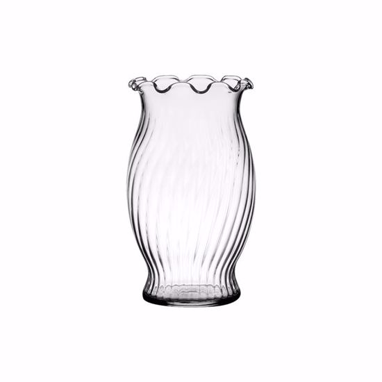 Picture of Syndicate Sales 6.625" Fluted Glass Vase - Clear 
