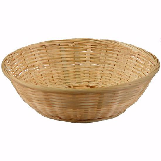 Picture of Round Natural Bamboo 8"