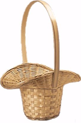 Picture of 5" Bamboo Princess Basket-Natural (Hard Liner Incl.)
