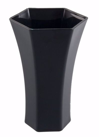 Picture of Diamond Line 10" Rose Vase - Black