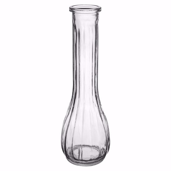Picture of Syndicate Sales 9" Swirl Glass Bud Vase - Clear