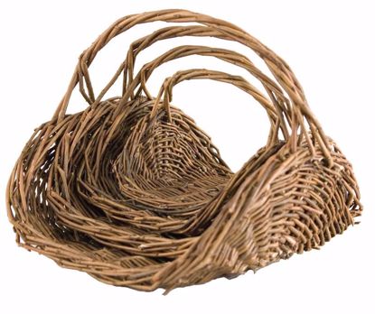 Picture of S/4 Rustic Willow Fireside W/Handle