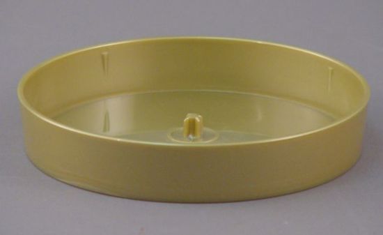 Picture of Diamond Line 8" Designer Dish - Gold