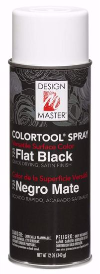 Picture of Design Master Colortool Spray/ Flat Black