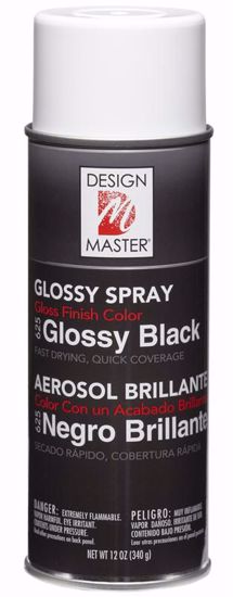 Picture of Design Master Glossy Spray/ Glossy Black