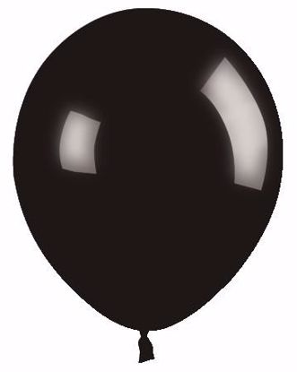 Picture of 12" Latex Balloons:  Black