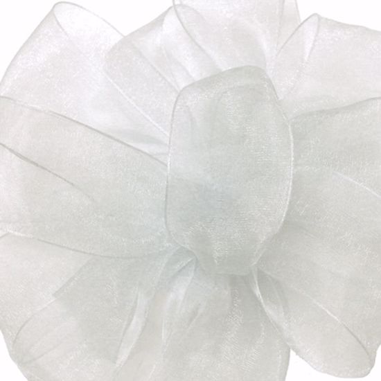 Picture of #3 Chiffon Ribbon - Antique White