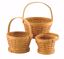 Picture of S/3 Round Chipwood W/Bale Handle Honey
