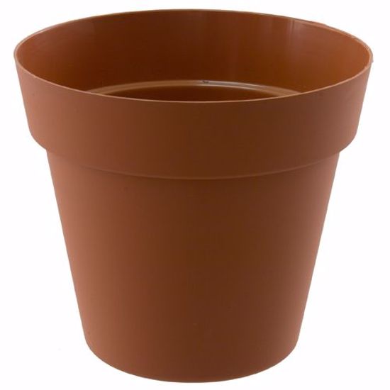 Picture of Diamond Line 6" Inch Pot Cover - Clay