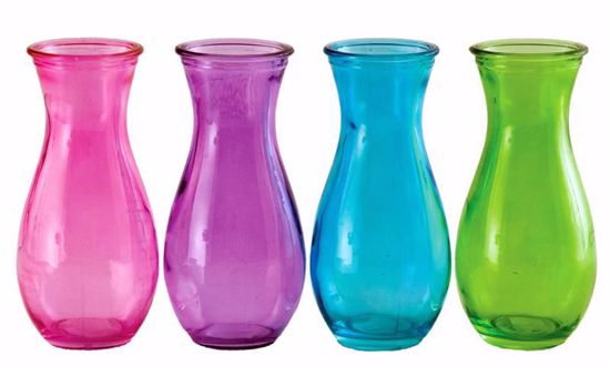 Picture of 9" Glass Vase - Island Collection