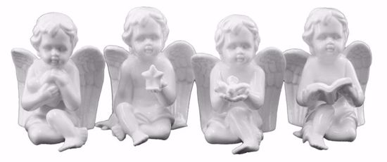 Picture of Angel Figurines (Ceramic , 4 Styles)