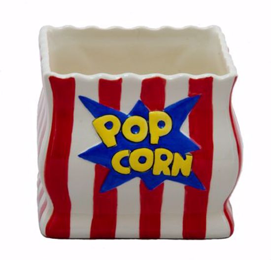 Picture of Square Ceramic Popcorn Container