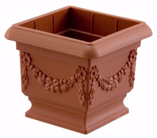 Picture of 4" Baroque Pedestal Planter - Clay
