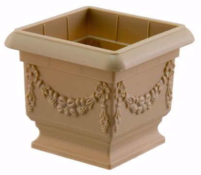 Picture of 6" Baroque Pedestal Planter - Gold