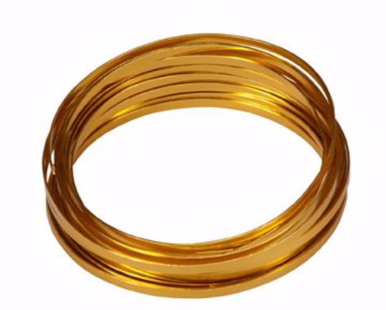 Picture of Oasis 3/16" Wide Flat Wire - Gold