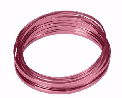 Picture of Oasis 3/16" Wide Flat Wire - Pink