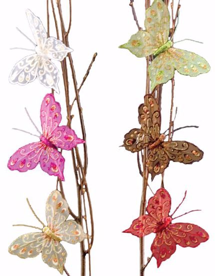 Picture of 4.75" Butterfly Clips (6 Assorted)
