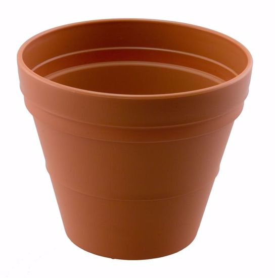 Picture of Diamond Line 10" Garden Pot - Clay