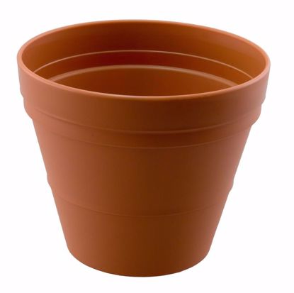 Picture of Diamond Line 12" Garden Pot - Clay