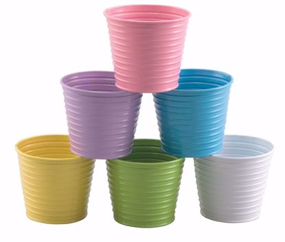 Picture of 6 Asst Pastel Pot Covers 4"