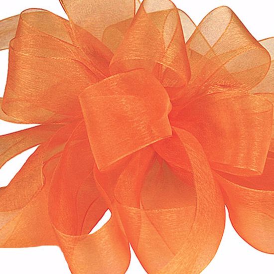 Picture of #3 Chiffon Ribbon - Tropical Orange