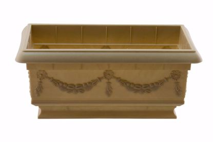 Picture of Rectangular Baroque Planter - Gold