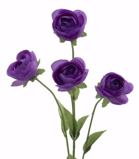 Picture of Purple Ranunculus Stem (4 Stems, 28.5")