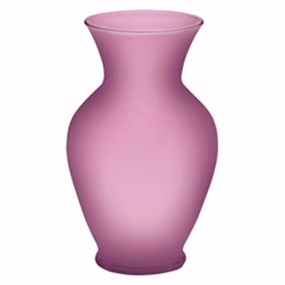 Picture of Oasis 11" Glass Bouquet Vase - Pink Matte