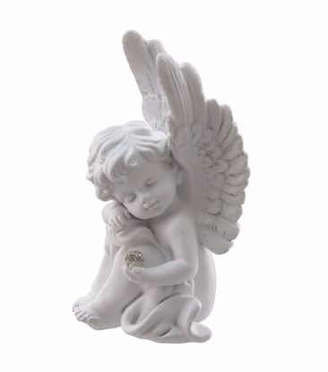 Picture of Angel Statue Holding Crystal