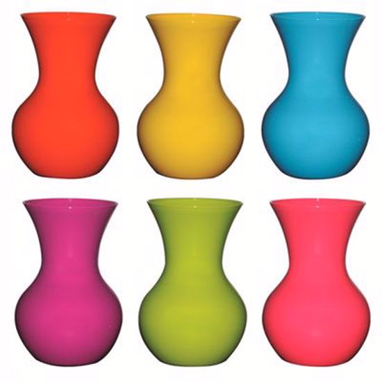 Picture of 7" Sweetheart Vase - Popsicle Assortment