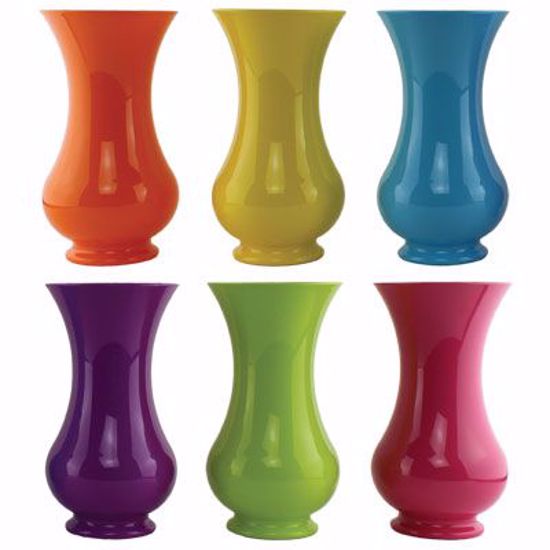 Picture of Syndicate Sales 9.75" Pedestal Vase - Popsicle Assortment