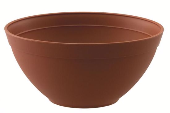 Picture of Diamond Line 12" Garden Bowl - Clay