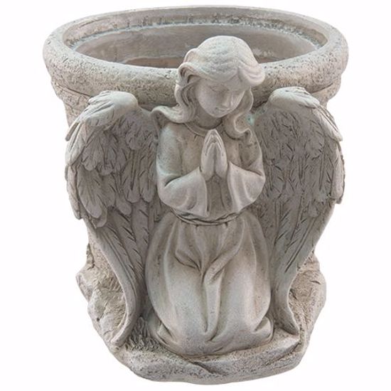 Picture of Praying Angel w/Pot ~(polyresin) Liners Included