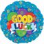 Picture of 17" 2-Sided Foil Balloon: Good Luck Graphic Banner