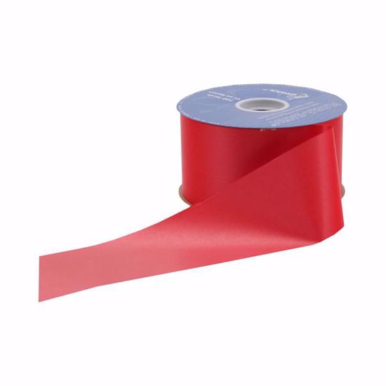 Picture of #9 Waterproof Poly Flora-Satin Ribbon - Red
