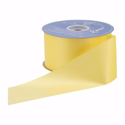 Picture of #9 Waterproof Poly Flora-Satin Ribbon - Yellow