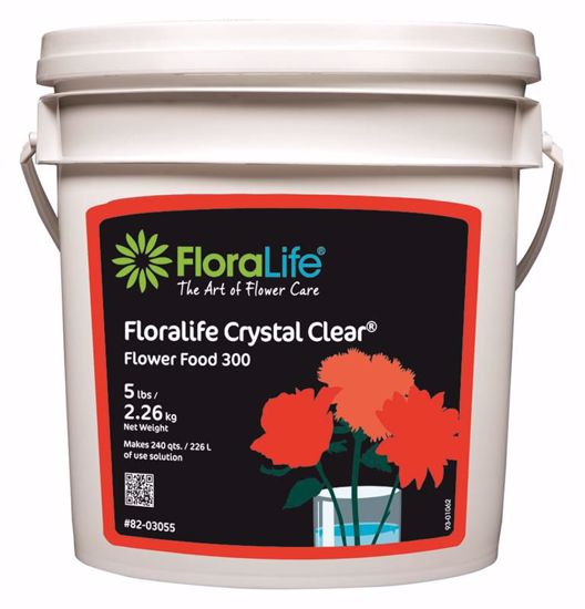 Picture of Floralife Crystal Clear Flower Food 300 Powder - 5 lb. Pail