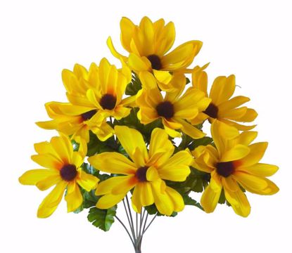 Picture of Yellow Cineraria Bush-8 Stems, 18"
