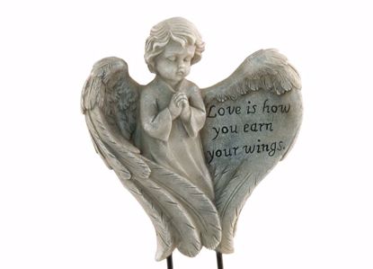 Picture of Polyresin Angel Planter Pick