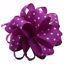 Picture of #9 Deluxe Wired Dots Ribbon - Purple