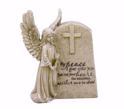 Picture of My Peace Angel Memorial Stone ~ Polyresin
