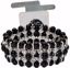 Picture of Savannah Flower Bracelet-Black
