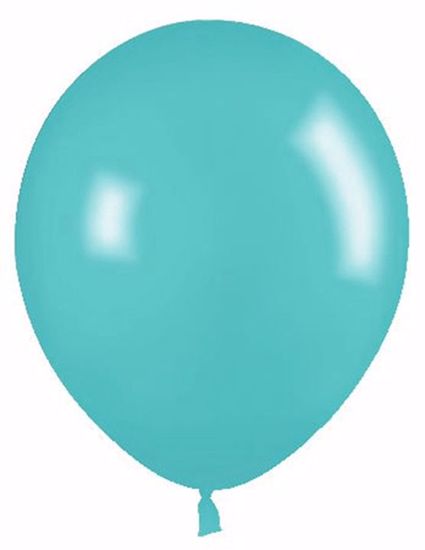 Picture of 12" Latex Balloons:  Turquoise