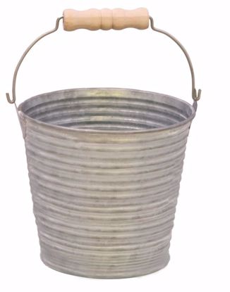 Picture of Ribbed Pail W/Bale Handle 4"