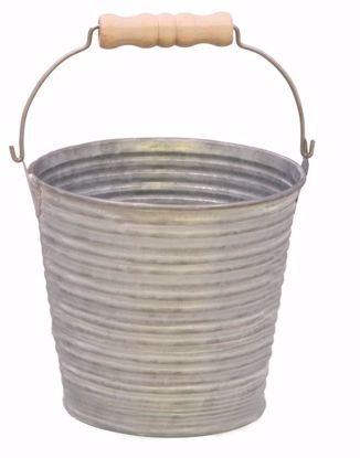 Picture of Ribbed Pail Pot Cover W/Bale Handle 4"