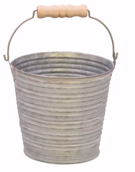 Picture of Ribbed Pail Pot Cover W/Bale Handle 4"