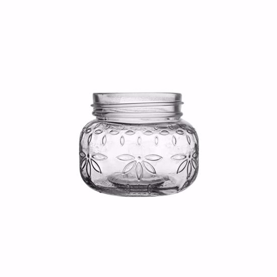 Picture of Syndicate Sales 3.5" Glass Jardin Vintage Jar - Clear
